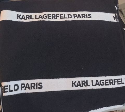 Karl Lagerfeld · Тёмно-синее полотенце с логотипом