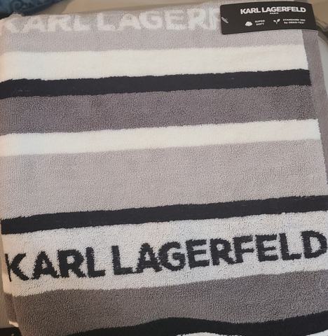 Karl Lagerfeld · Полотенце в полоску с логотипом