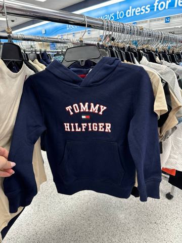 Tommy Hilfiger · Детское тёмно-синее худи с логотипом