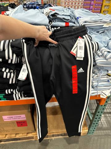 Adidas · Чёрные спортивные брюки с лампасами