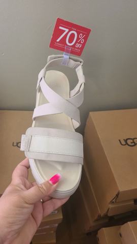 UGG · Белые сандалии на платформе