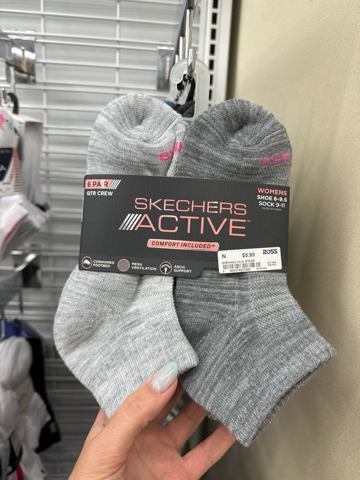 Skechers · Женские короткие носки, 6 пар