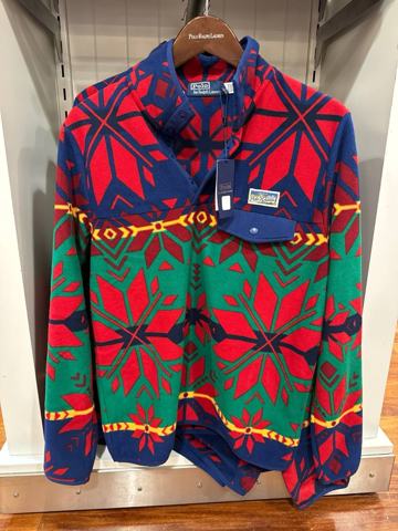 Polo Ralph Lauren · Флисовый пуловер с орнаментом