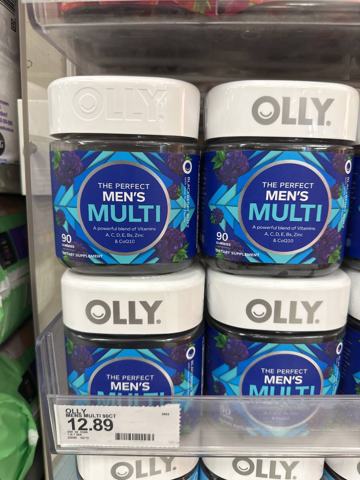 OLLY · Мужские мультивитамины, 90 жевательных