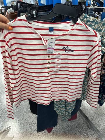 Old Navy · Женский лонгслив в полоску
