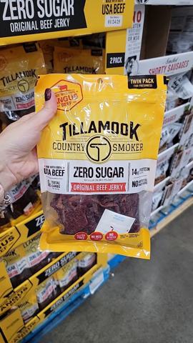 Tillamook Country Smoker · Говяжье джерки без сахара, 2 уп.