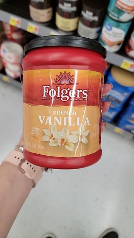 Folgers · Молотый кофе французская ваниль