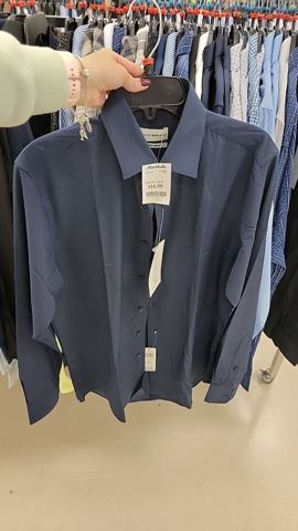 Lucky Brand · Мужская синяя рубашка