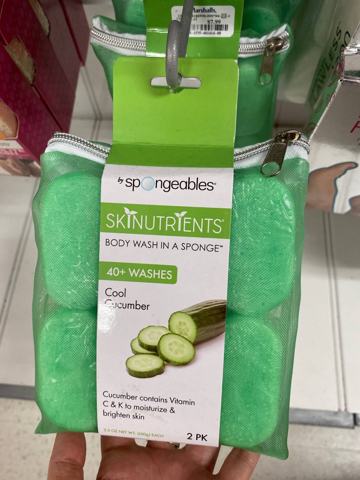 Spongeables · Губки с гелем для душа, 2 шт.