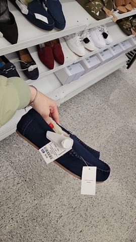 Синие замшевые мокасины с мехом
