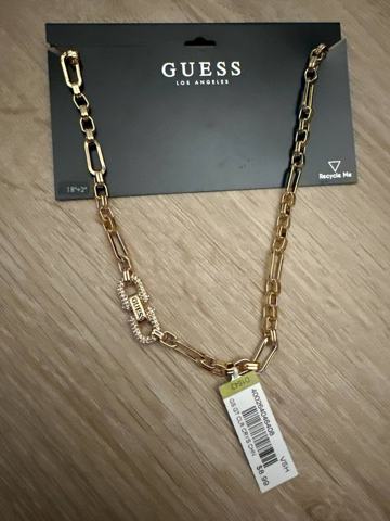 Guess · Золотистая цепь с логотипом