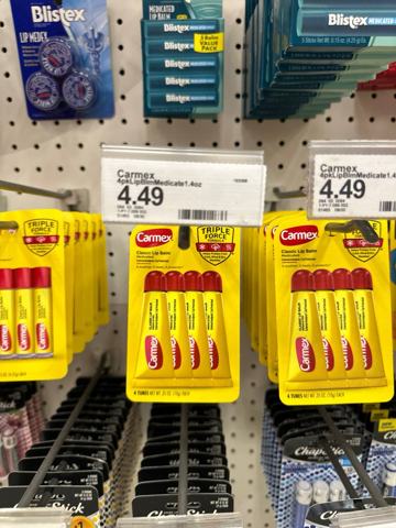 Carmex · Бальзам для губ, 4 тюбика