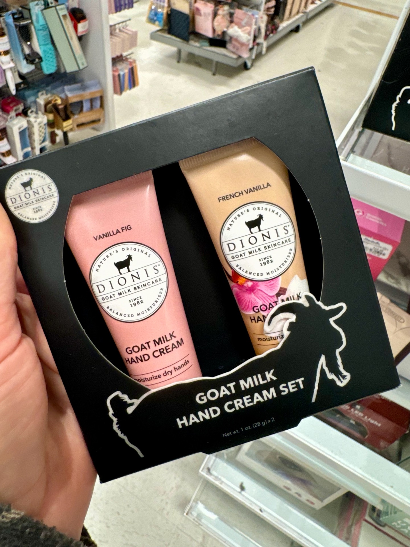 подарочный набор кремов для рук Dionis Goat Milk