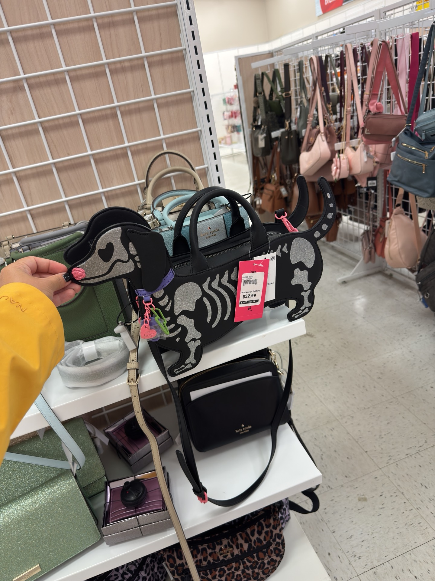 Betsey Johnson Dog Crossbody 