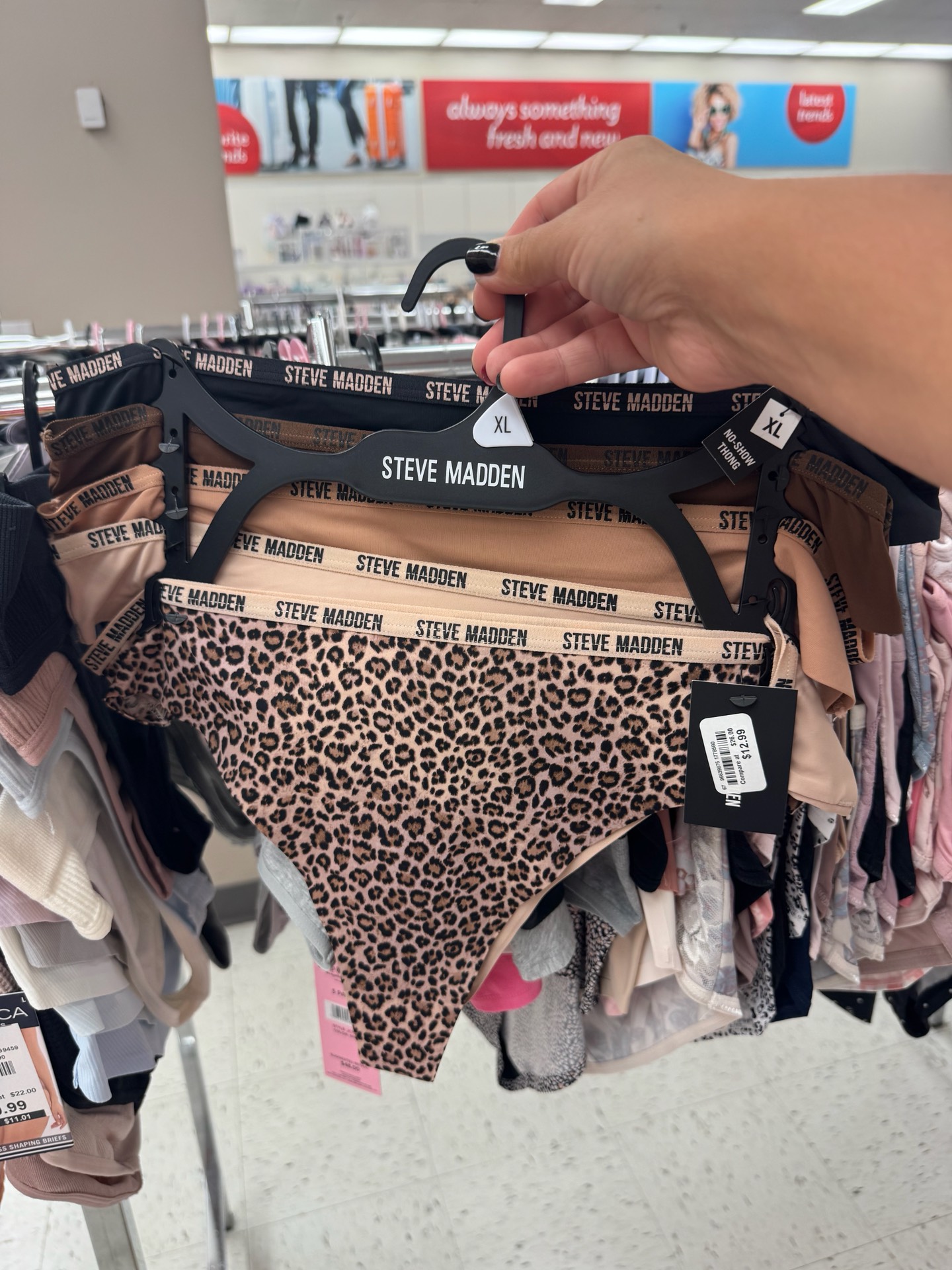 Steve Madden No-Show Thong 5pc