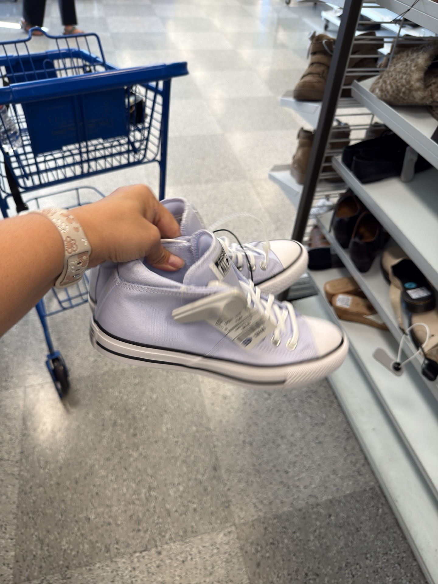 Lavender converse women 