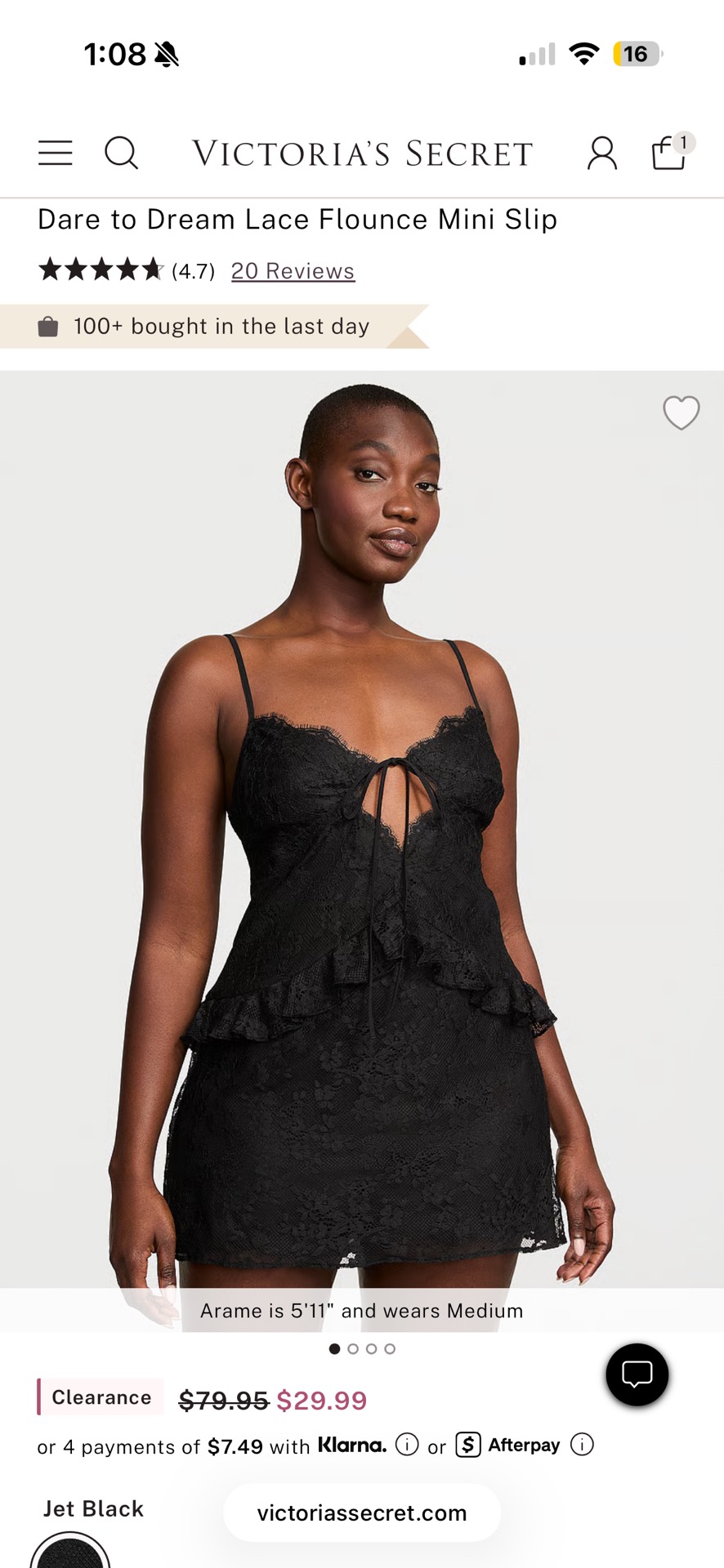 Dare to Dream Lace Flounce Mini Slip