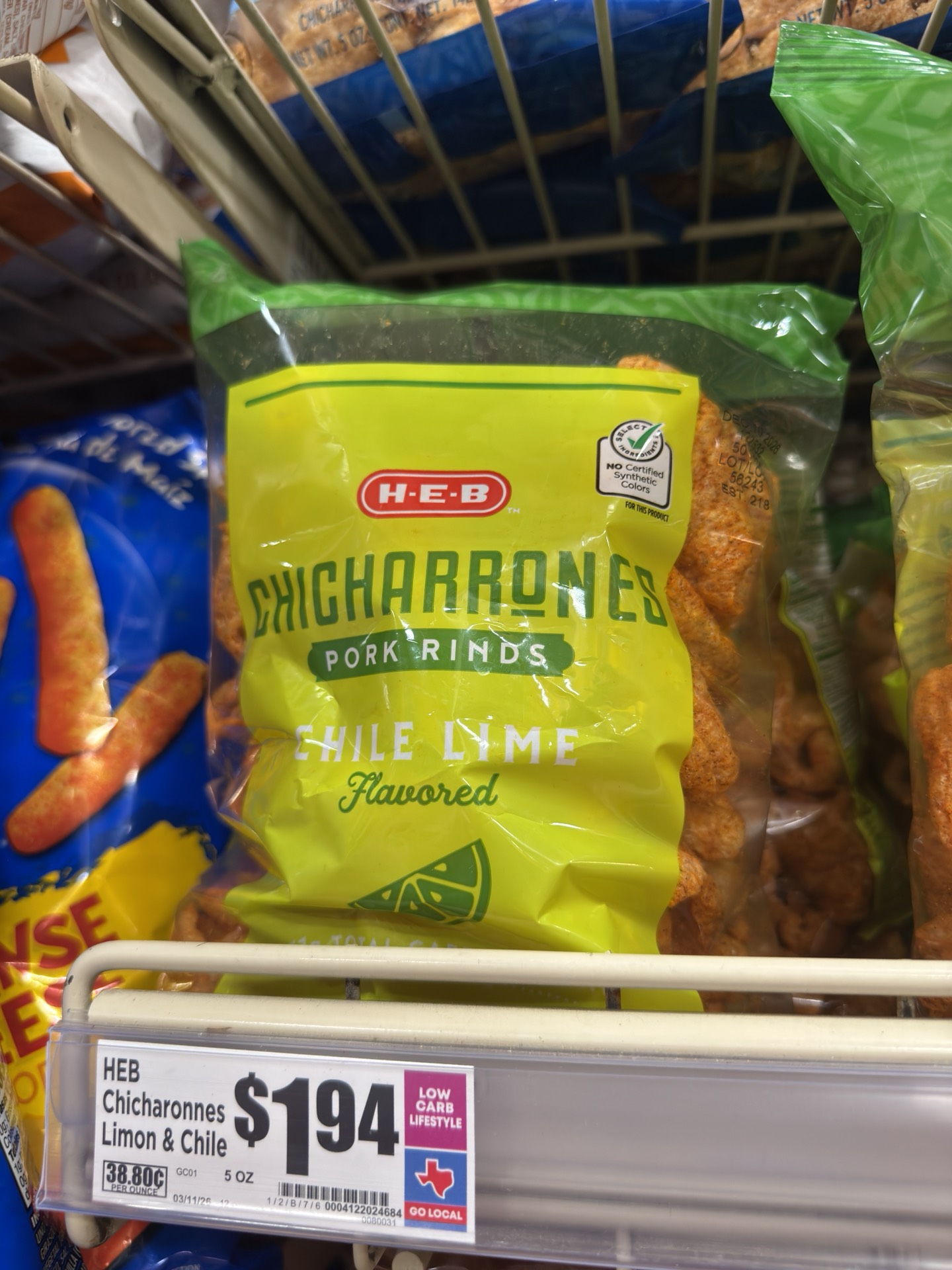 Pork Rinds Chile Line