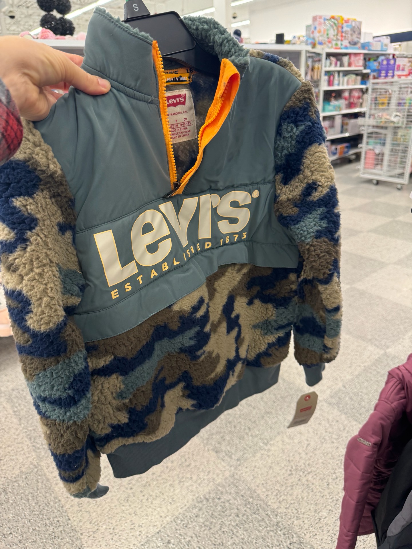 детская флисовая толстовка Levi's Kids'