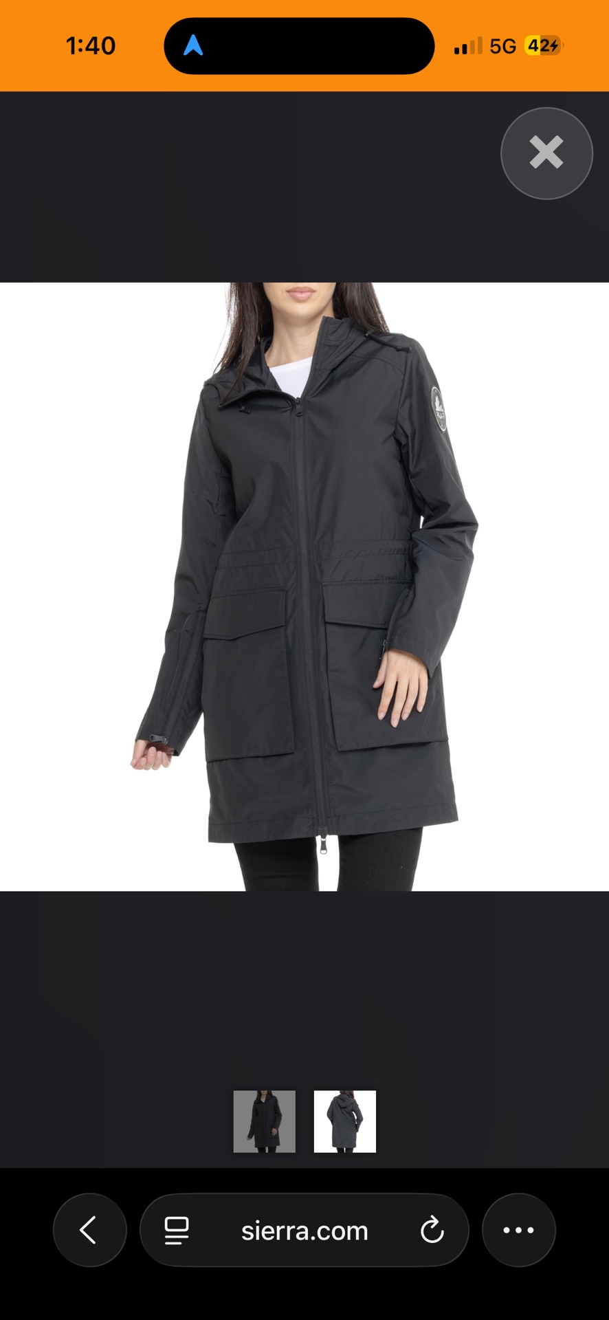 Pajar Dew Long Rain Jacket