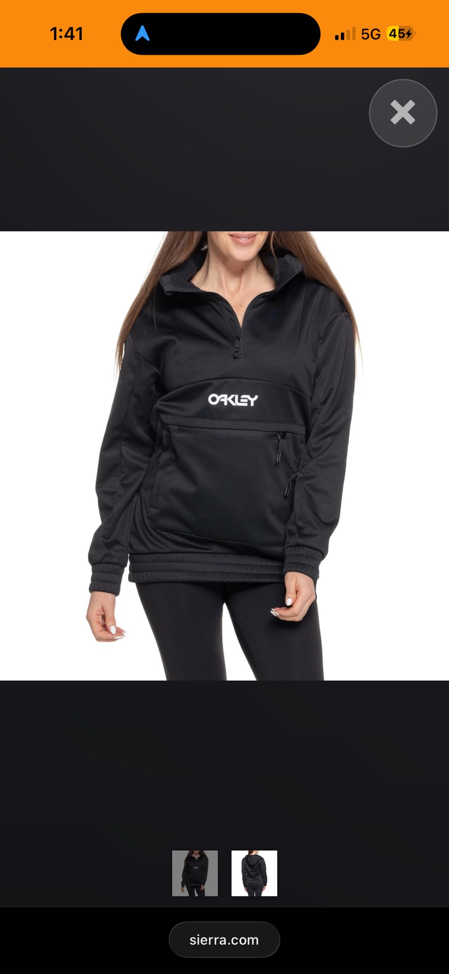 Oakley TNP Nose Grab Soft Shell Hoodie - Waterproof, Zip Neck