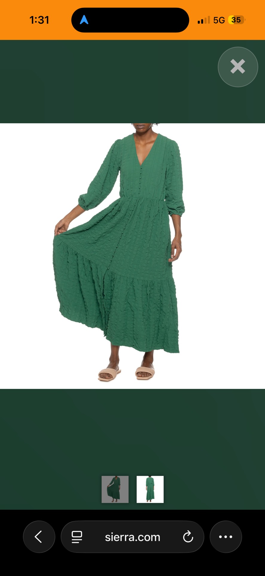 DESIGUAL Woven Dress - Long Sleeve